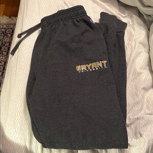 Champion Charcoal Grey Joggers from Bryant University Medium